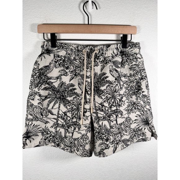 MAISON ARTICLE JUNGLE WOVEN JACQUARD MENS LIFESTYLE SHORTS‎ | Size Small - Picture 1 of 7